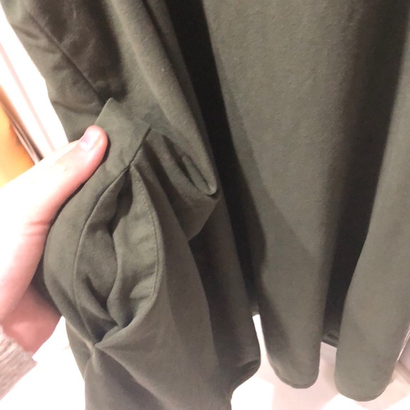 Suede Olive green dress - Picture 4 of 4